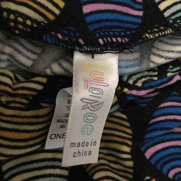 Lularoe leggings - one size (2-10) - eggs - Picture 2 of 3